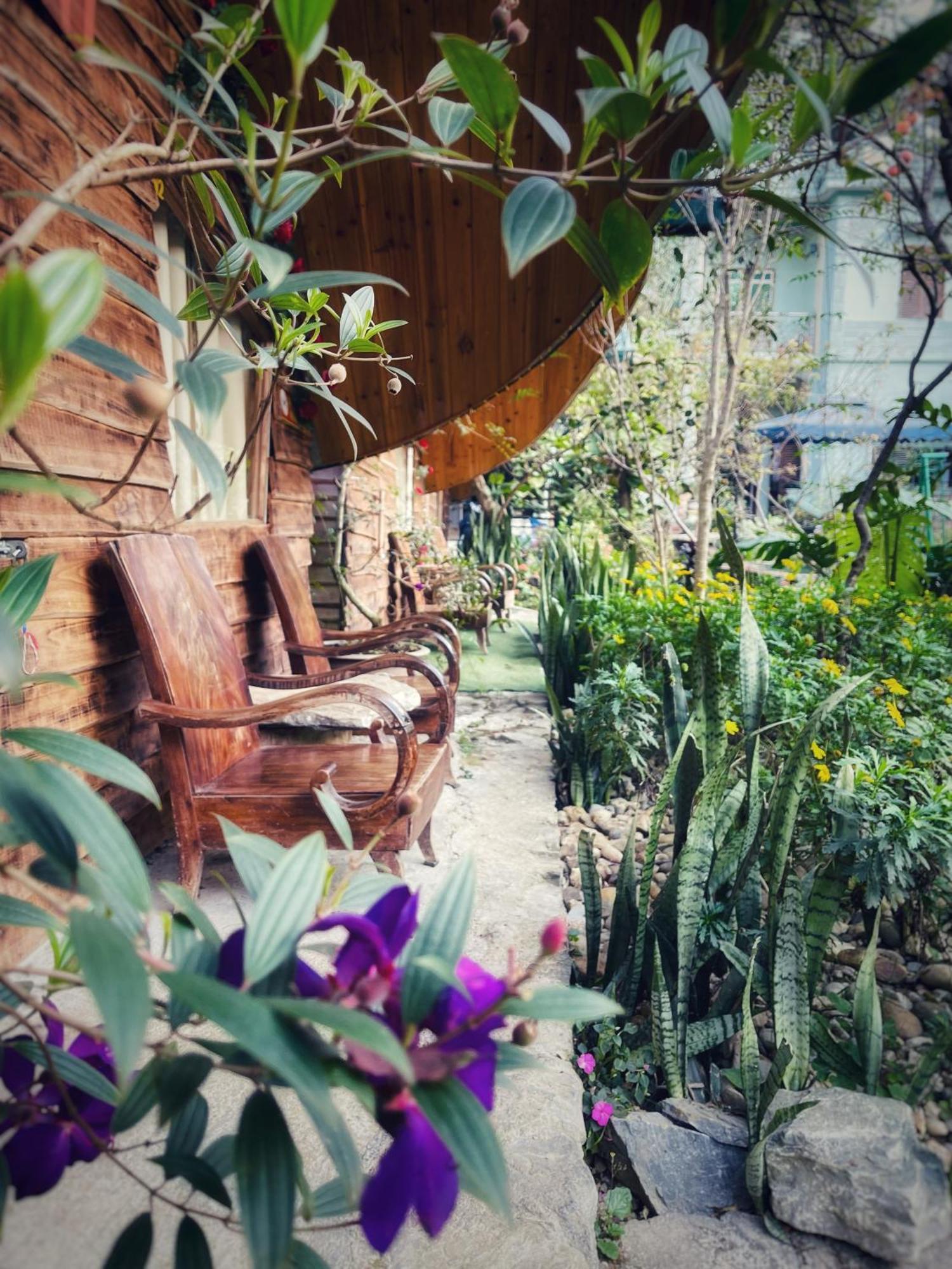 Nobita Homestay Bac Ha Exterior foto