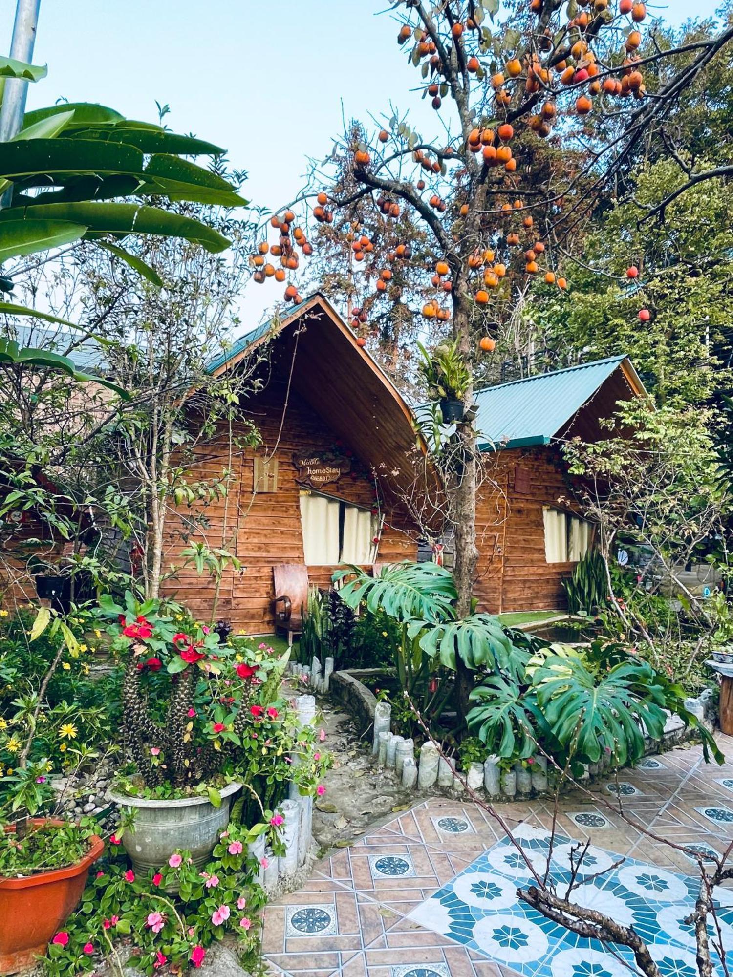 Nobita Homestay Bac Ha Exterior foto
